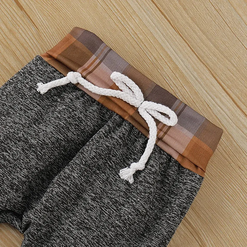 0-3 Years Toddler Baby Boy and Girl Clothing Set Infant Baby Clothes Long Sleeve Top   Long Pants 2Pcs Fashion Kids Outfit Suit