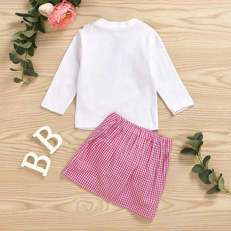 2-piece Bowknot Dress Set for Toddler Girl