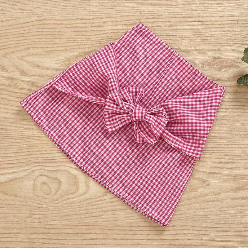 2-piece Bowknot Dress Set for Toddler Girl