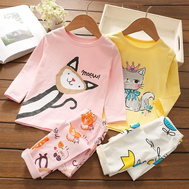 2-piece Pajamas Sets for Toddler Girl Children's Clothing