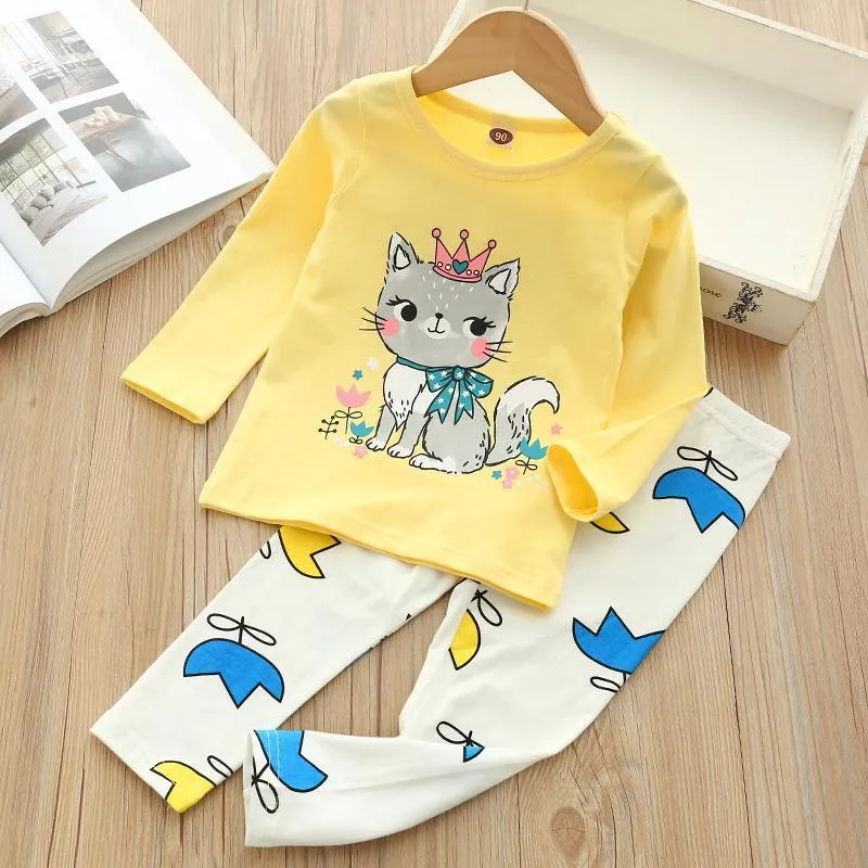 2-piece Pajamas Sets for Toddler Girl Children's Clothing
