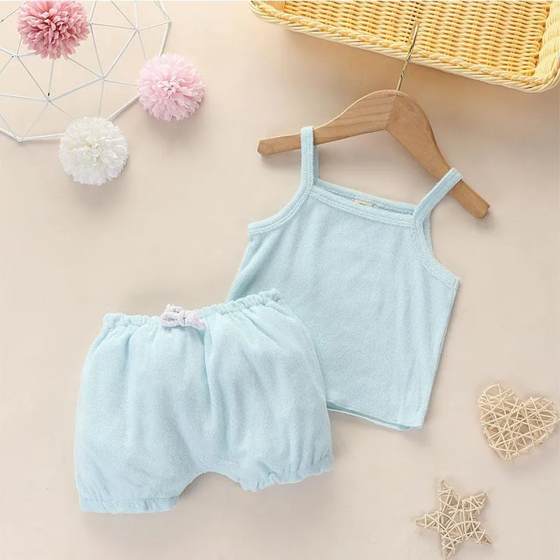 2-piece Sling Top & Shorts for Baby Girl