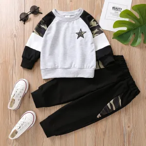 2-piece Toddler 100% Cotton Pants Set