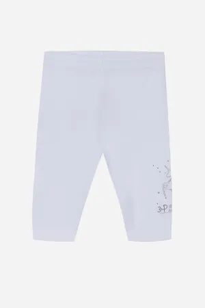 3pommes White Baby Girls Leggings