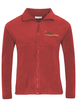 Albany Village Primary School Red Fleece Jacket