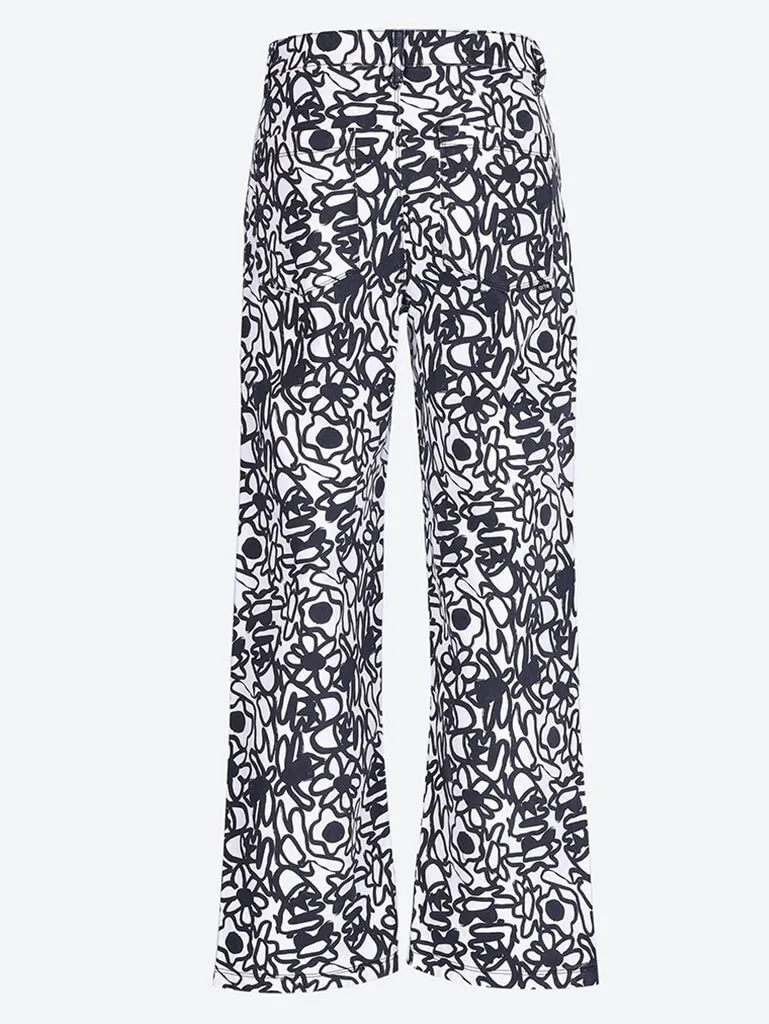 Allover flowers pants