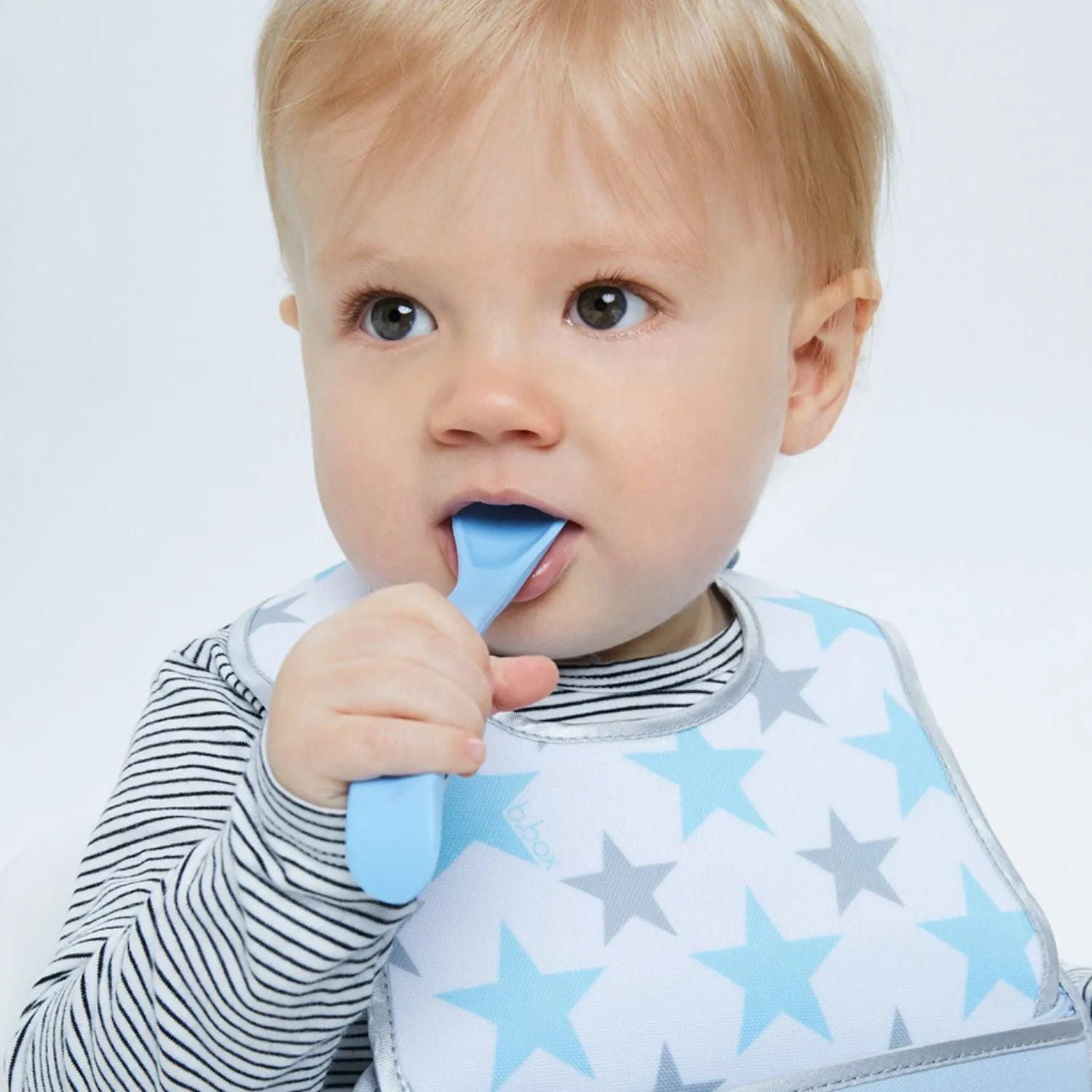 Baby Soft Bite Flexible Spoon Set of 2 Red Blue