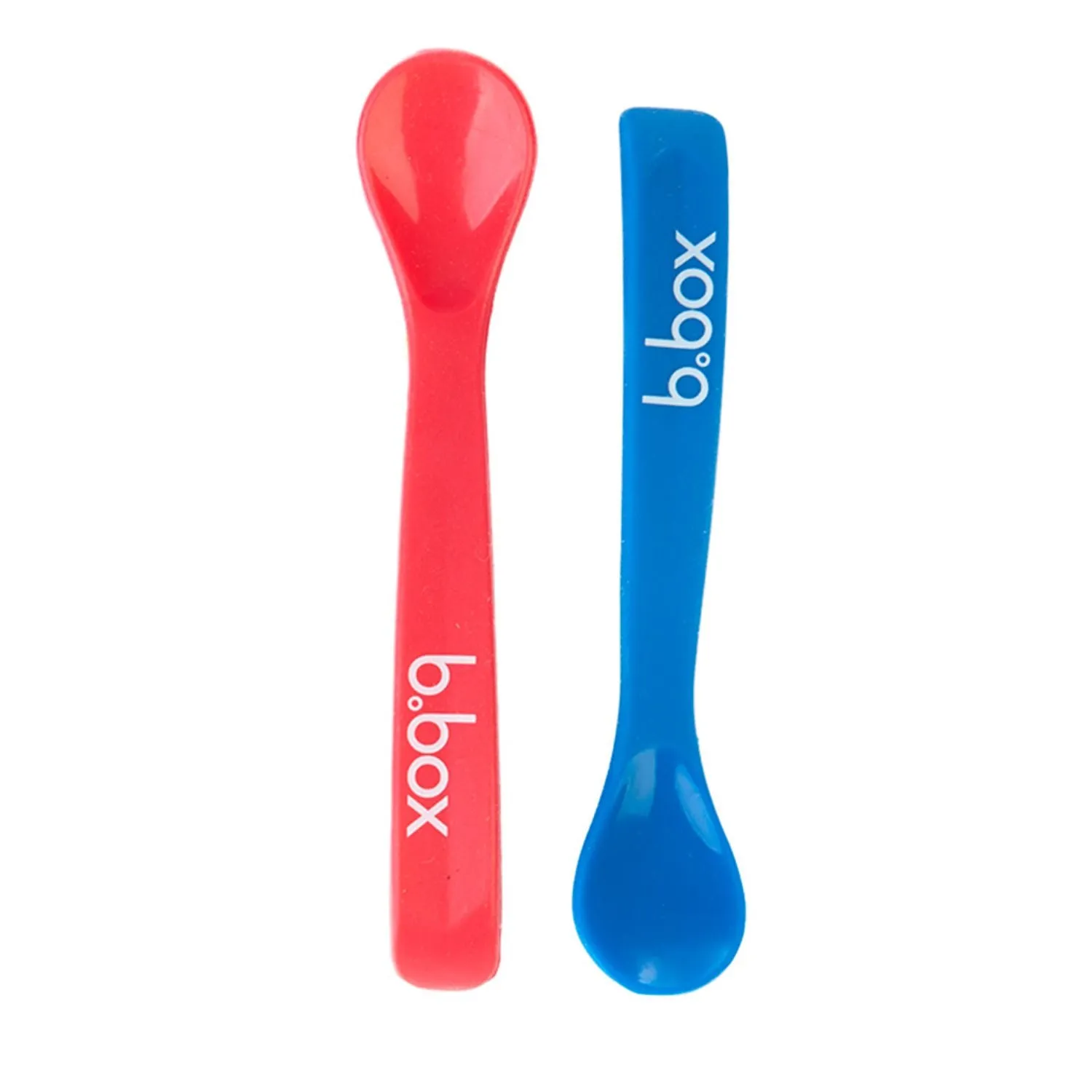 Baby Soft Bite Flexible Spoon Set of 2 Red Blue