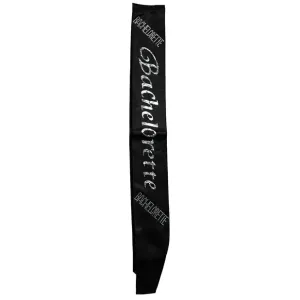 Bachelorette Black Sash