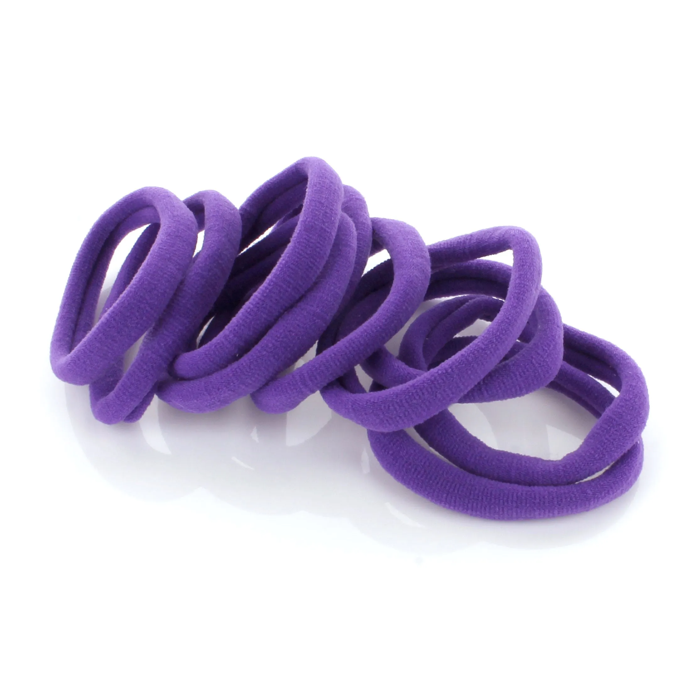 Big Girls/Adult Premium Nylon Ponytail Elastics - 10pcs