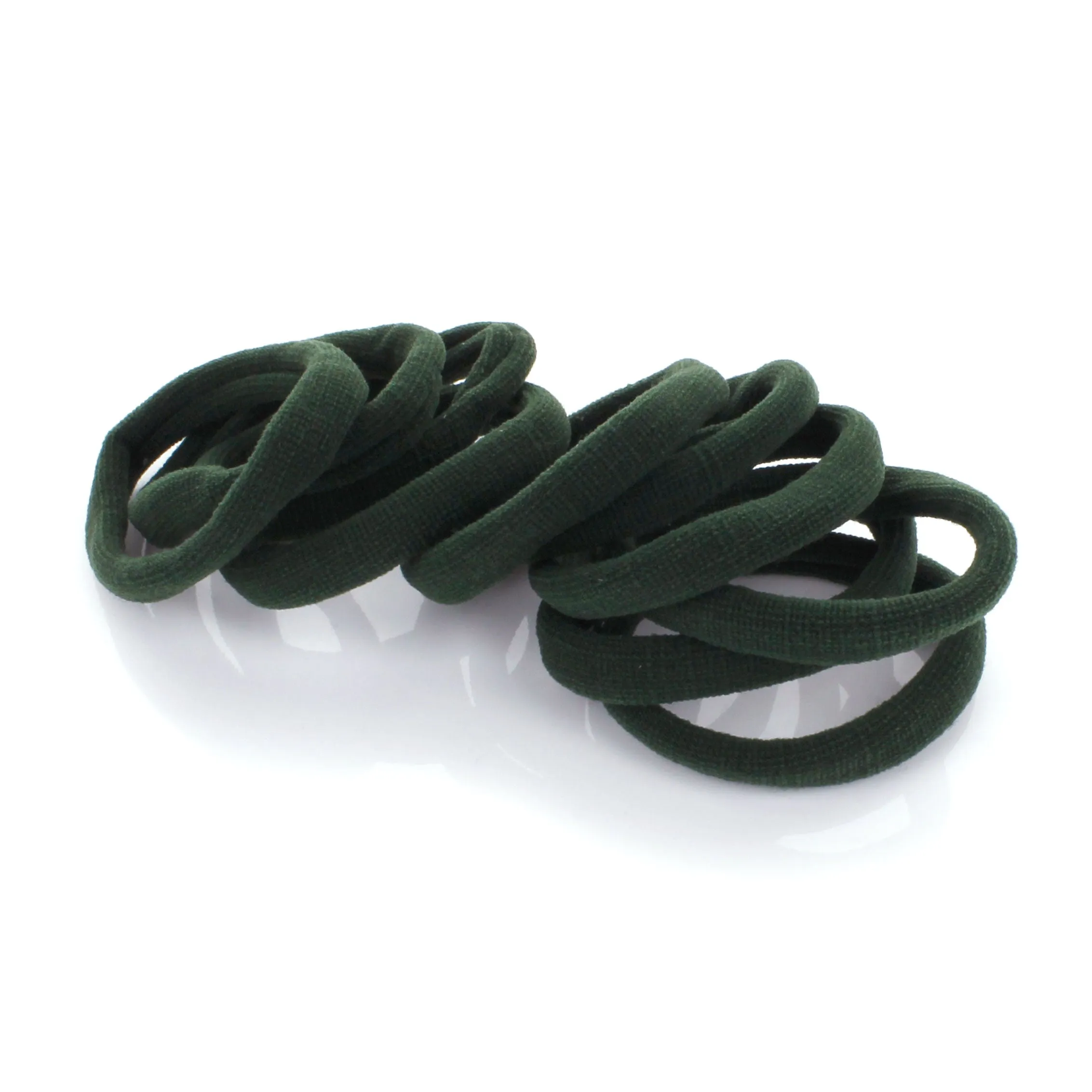 Big Girls/Adult Premium Nylon Ponytail Elastics - 10pcs