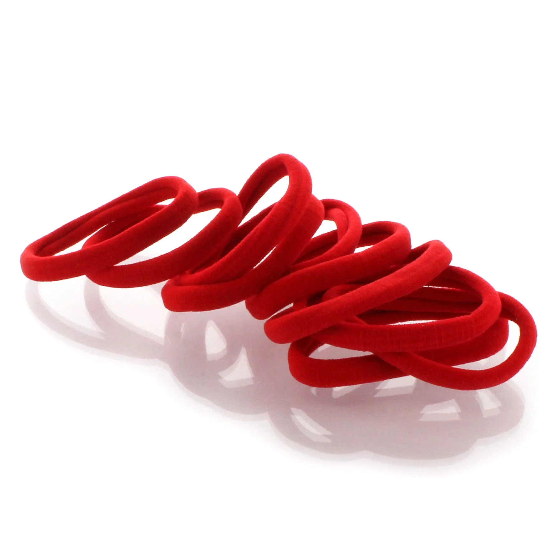 Big Girls/Adult Premium Nylon Ponytail Elastics - 10pcs