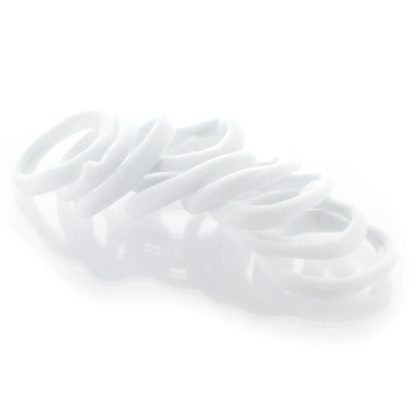 Big Girls/Adult Premium Nylon Ponytail Elastics - 10pcs
