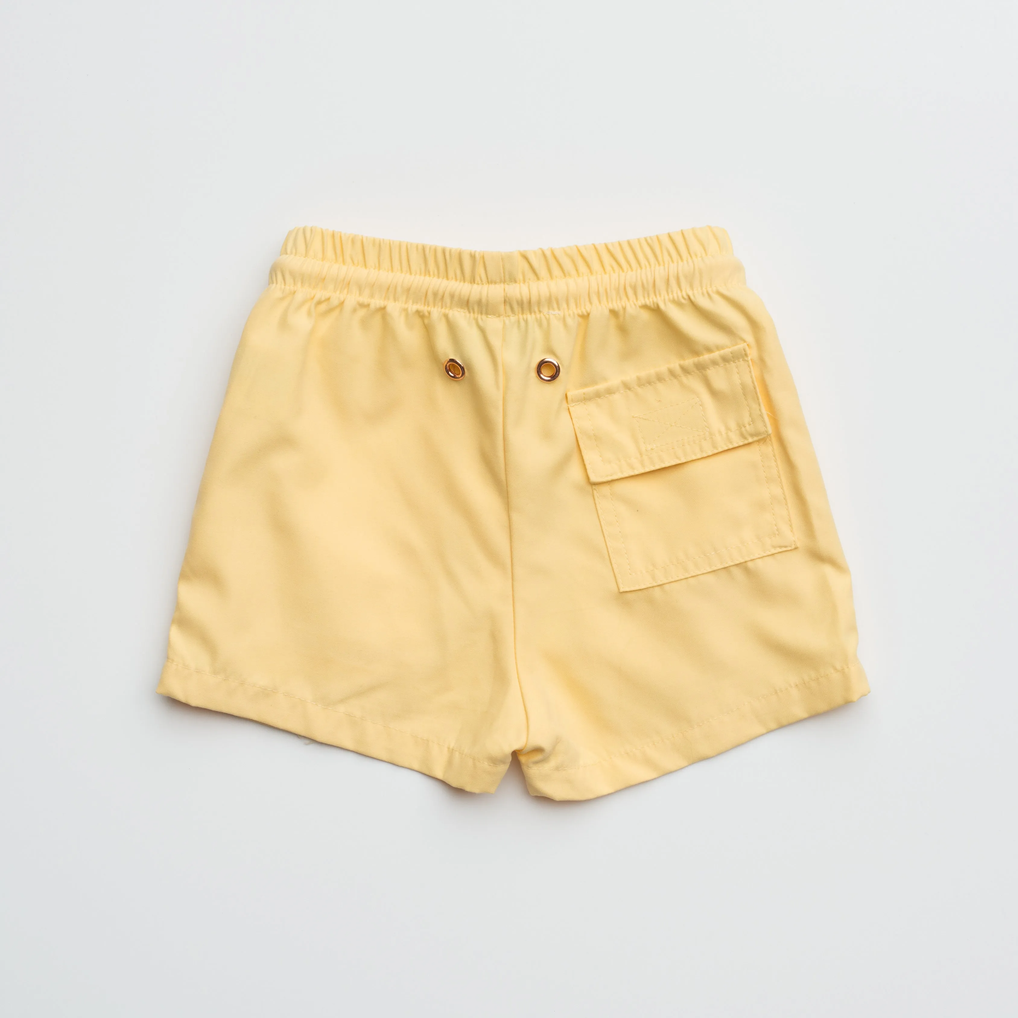 Boy's Swim Trunks in Citrine