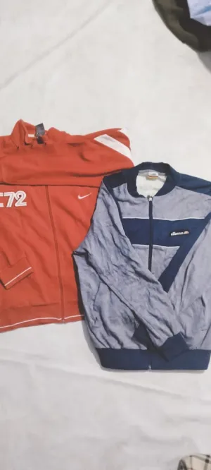 Branded light zipper jackets 5 pcs