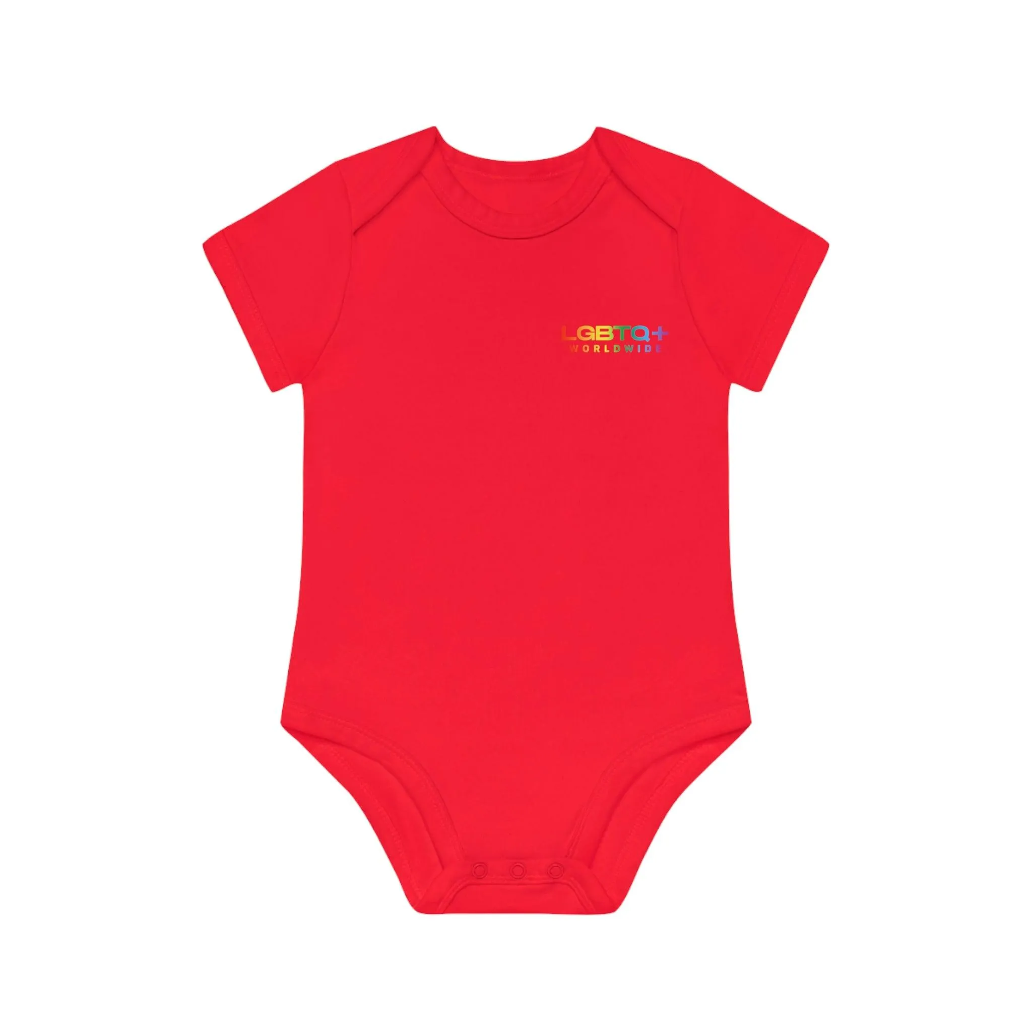 ,,BUTTERFLY ELEPHANT" Baby Organic Short Sleeve Bodysuit