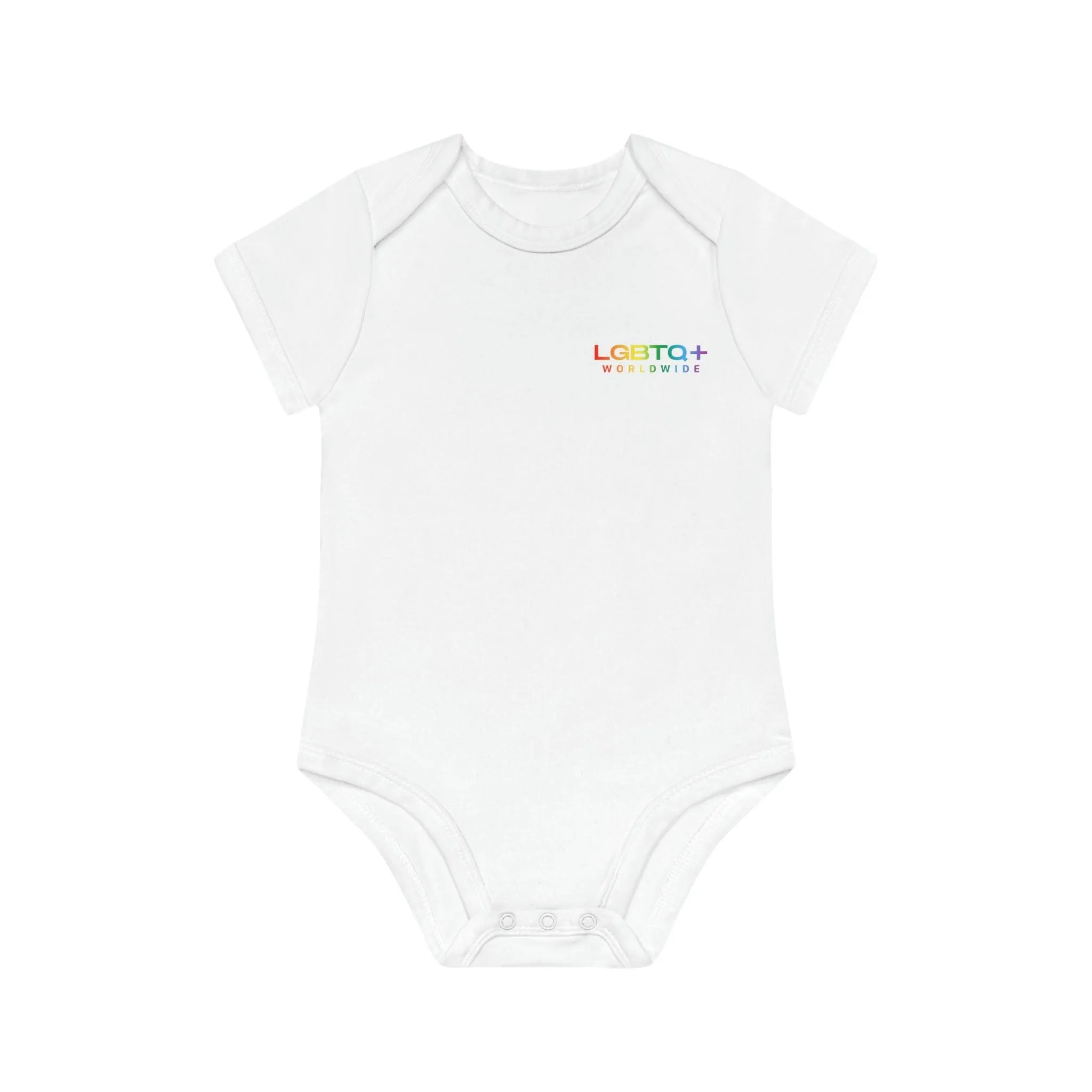 ,,BUTTERFLY ELEPHANT" Baby Organic Short Sleeve Bodysuit