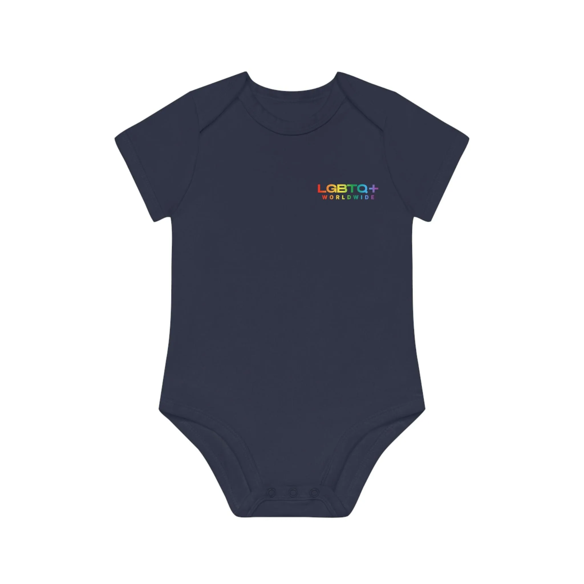 ,,BUTTERFLY ELEPHANT" Baby Organic Short Sleeve Bodysuit