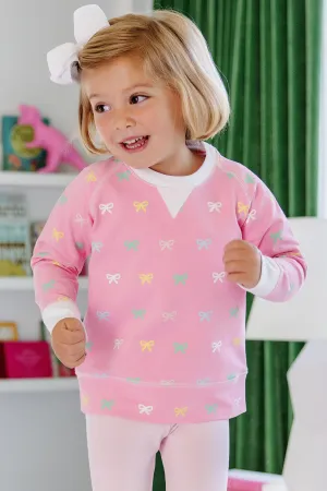 Cassidy Comfy Crewneck - Recess Ribbons