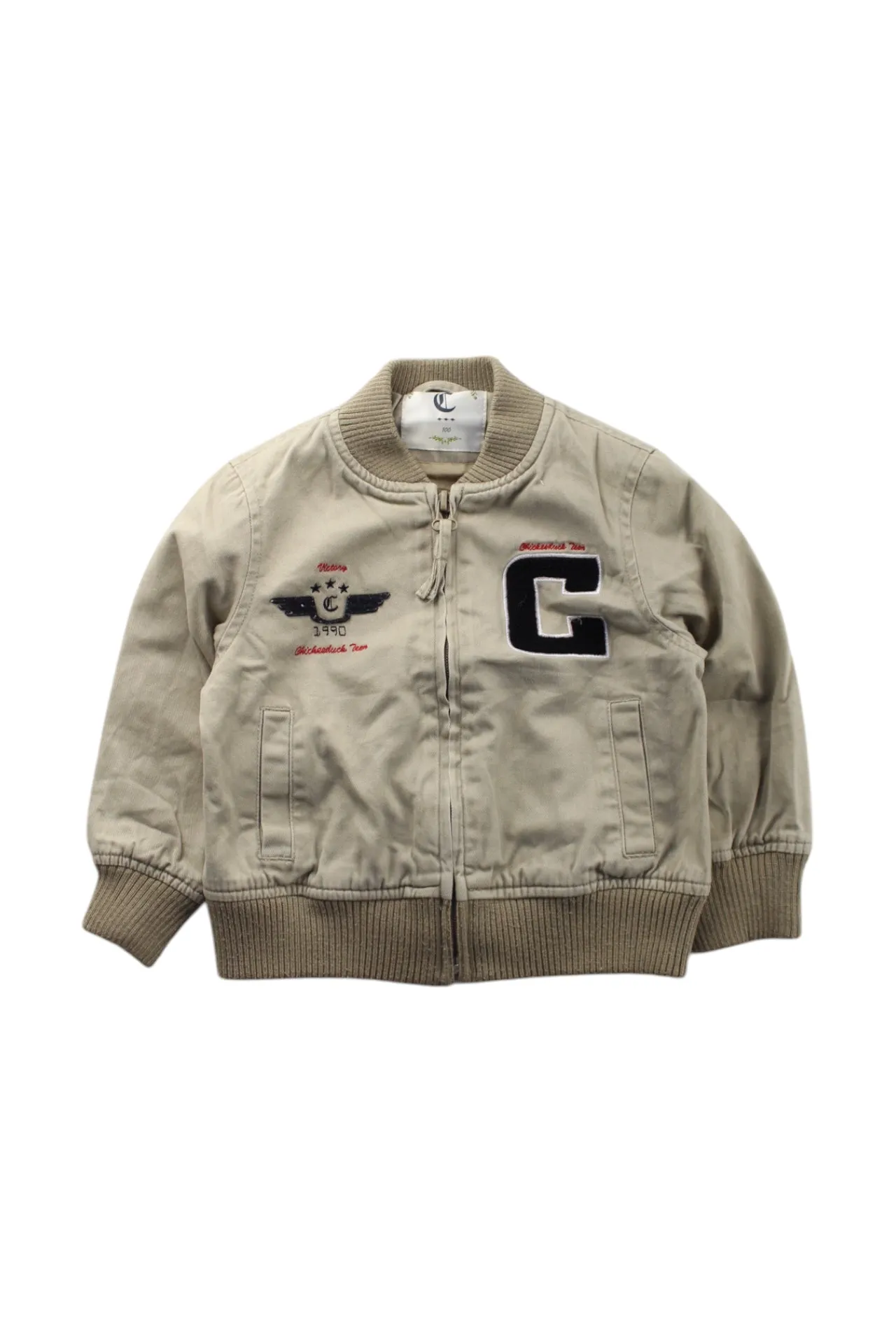 Chickeeduck Letterman Bomber Jacket 2-3T
