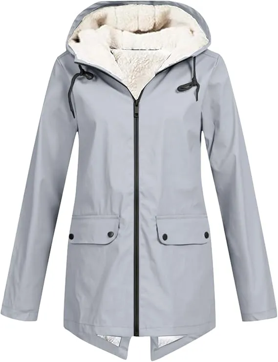 Claira - Hooded Zipper Jacket