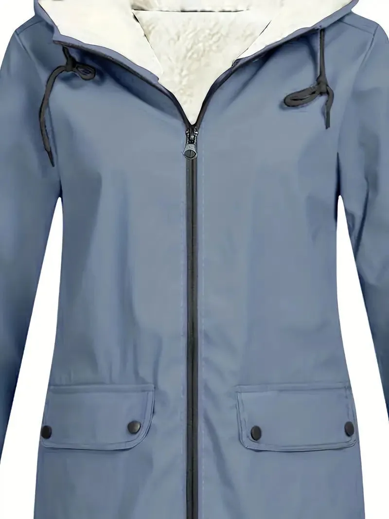 Claira - Hooded Zipper Jacket