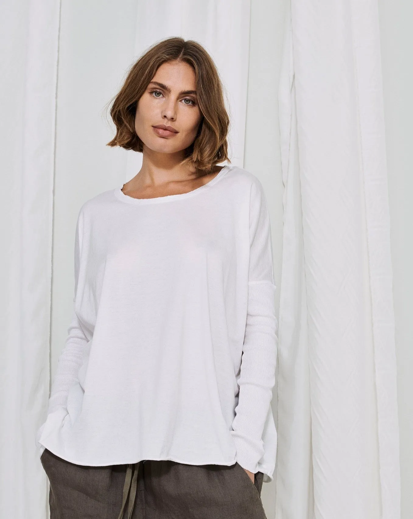 Cotton Jersey LS Tee