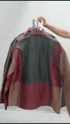 CR1130 Reworked Leather cut and sew mix color jacket made using Different Jackets