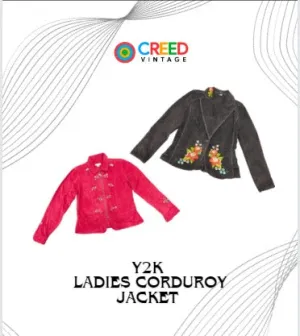 CR1640 Y2K Ladies' Corduroy Jackets - 10 Pcs