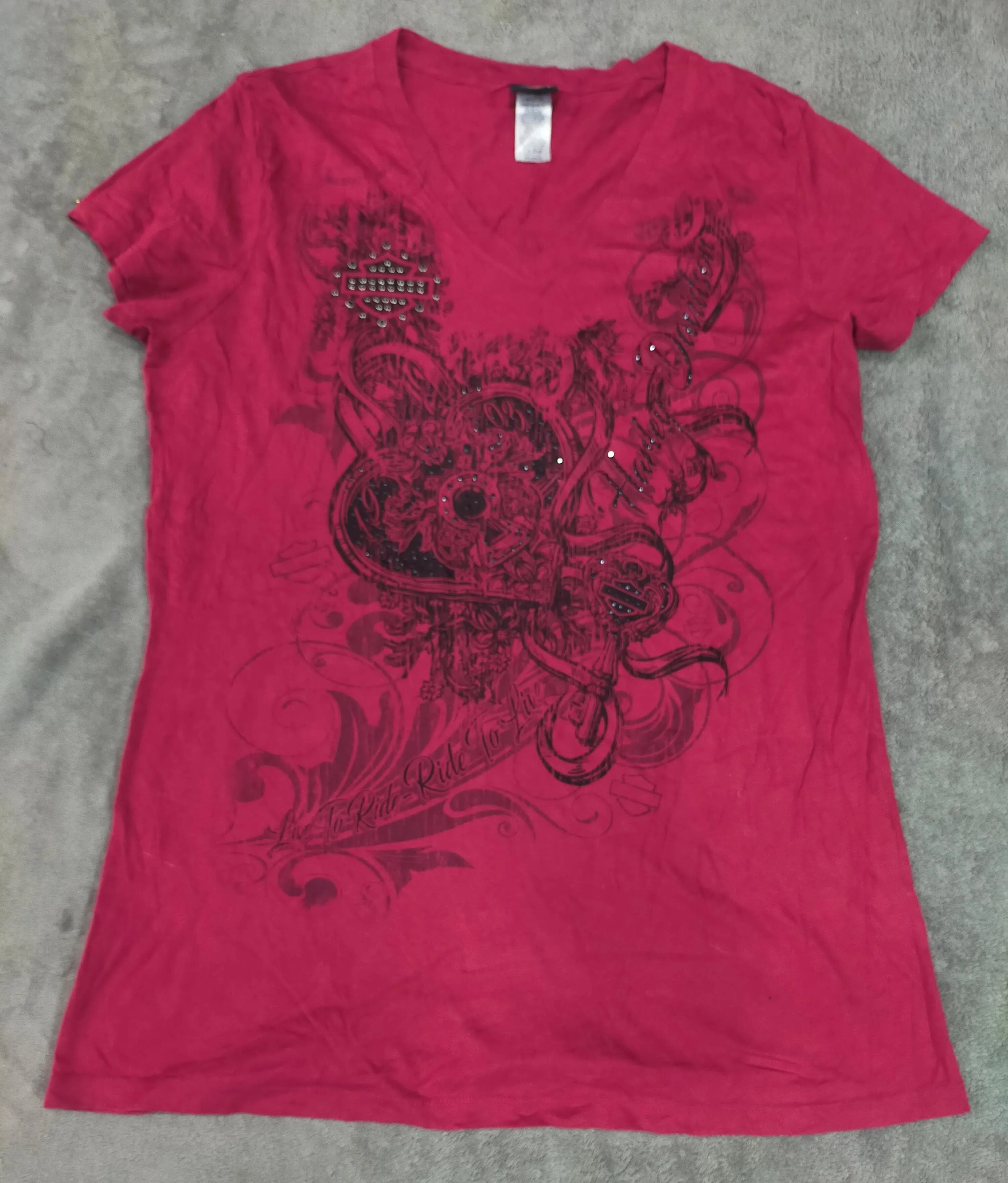 CR2135 Ladies Harley Davidson T-shirts - 20 Pcs