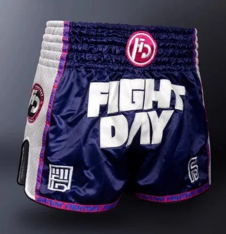 FIGHTDAY FDBS007 MUAY THAI MMA BOXING SHORTS XS-XXL Blue