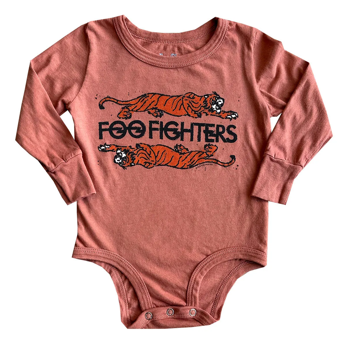 Foo Fighters Organic Long Sleeve Onesie