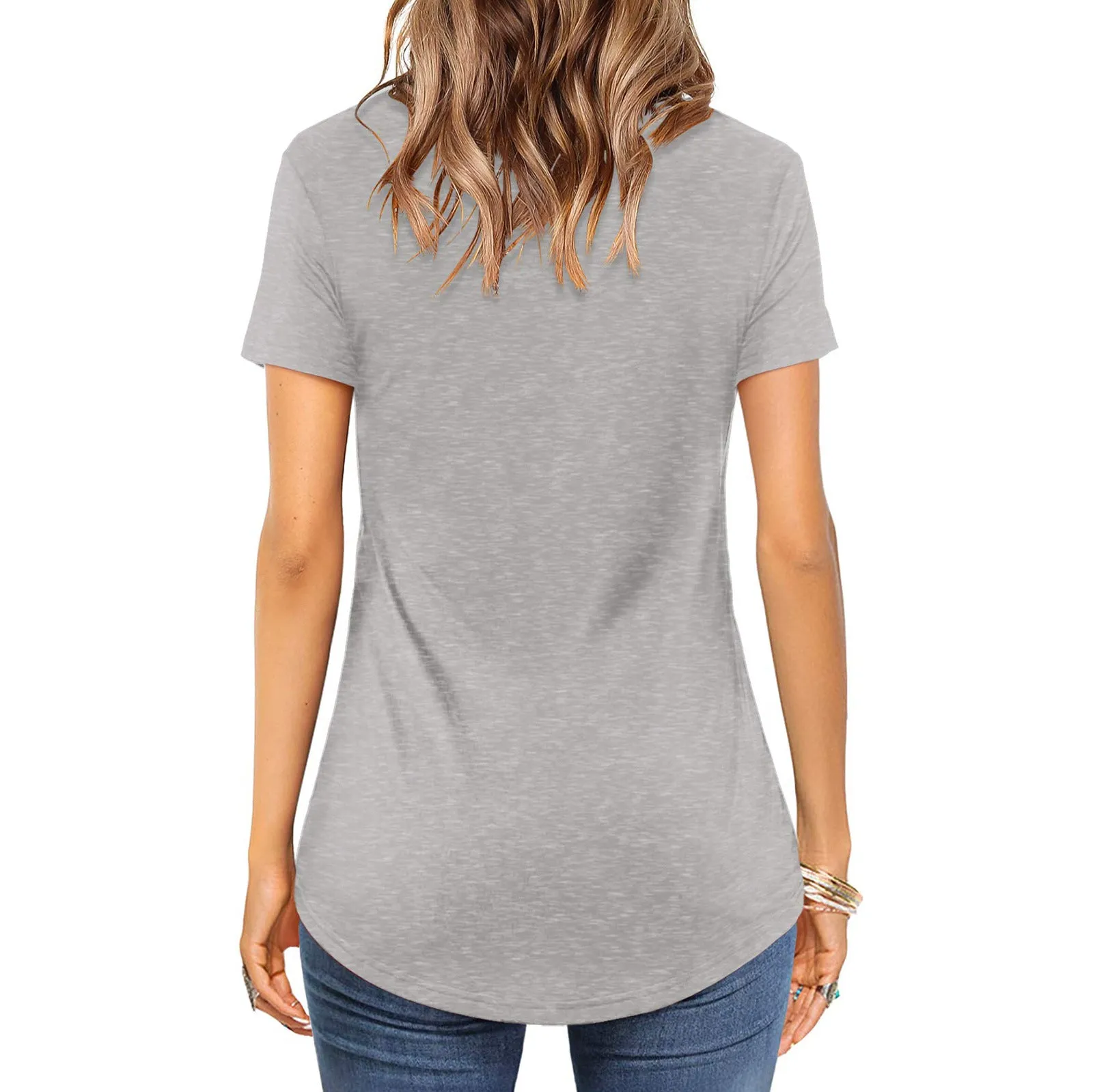 Front Cross VNeck T-Shirts