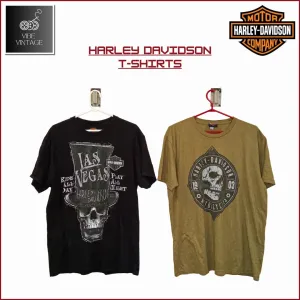 HARLEY DAVIDSON T-SHIRTS - 33 PCS