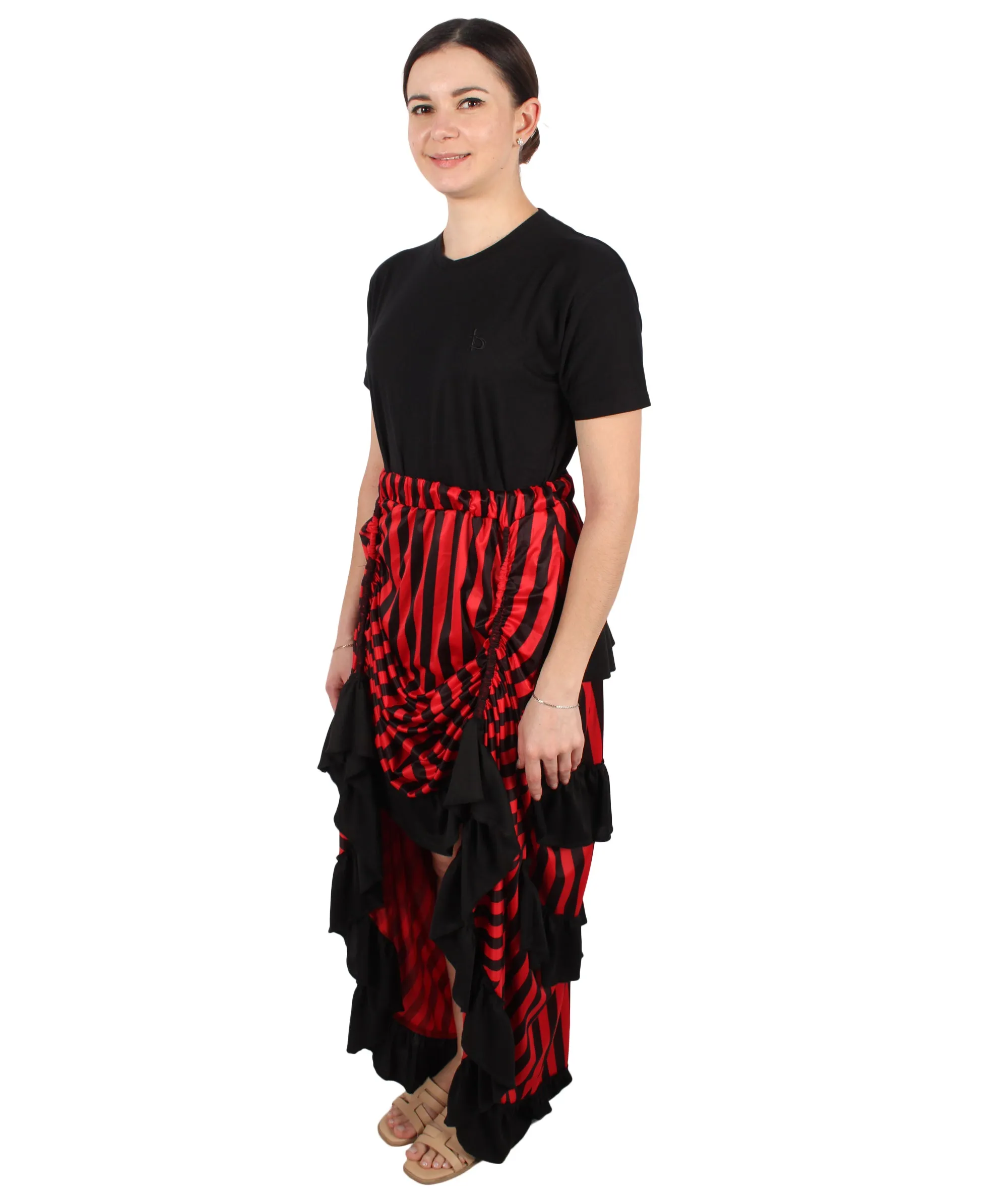HPO Adult Women Gothic Dress Cosplay Costume| Best for Halloween | Flame-retardant 100% Synthetic Fiber