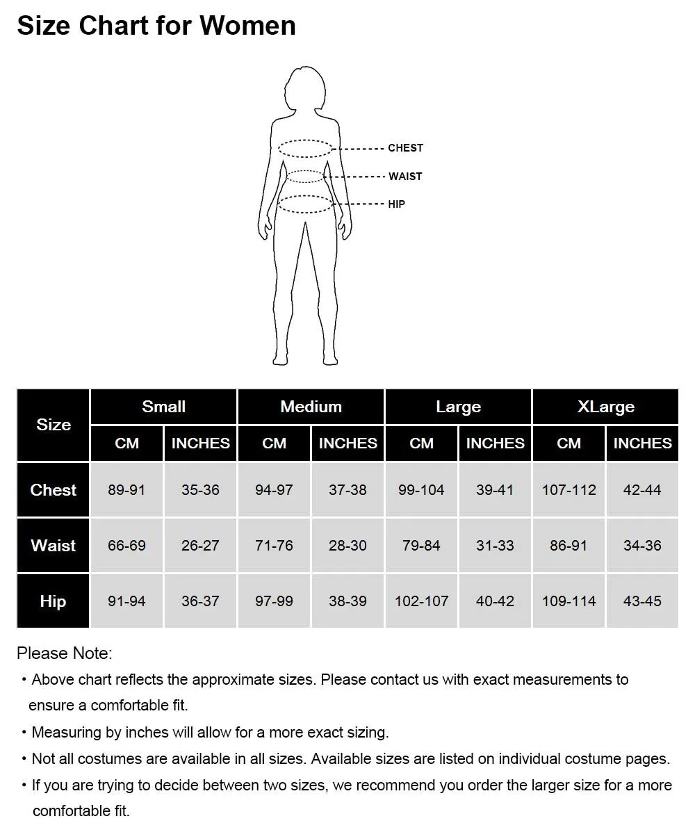 HPO Adult Women Gothic Dress Cosplay Costume| Best for Halloween | Flame-retardant 100% Synthetic Fiber