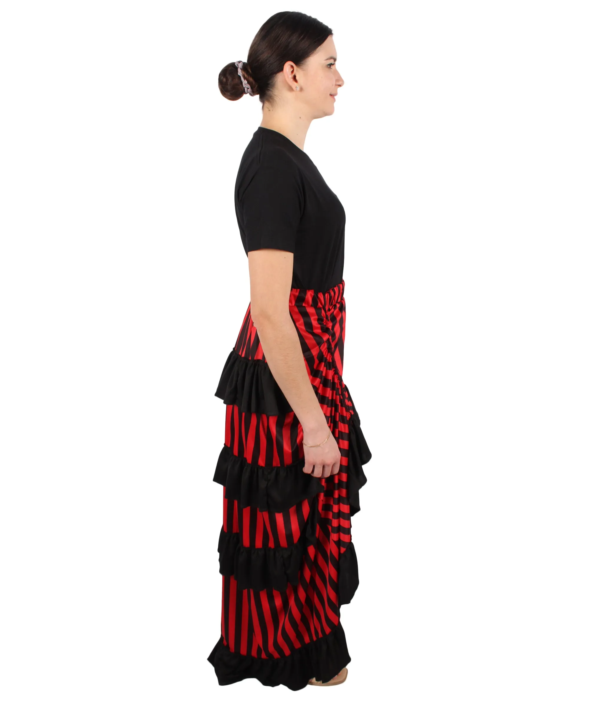 HPO Adult Women Gothic Dress Cosplay Costume| Best for Halloween | Flame-retardant 100% Synthetic Fiber