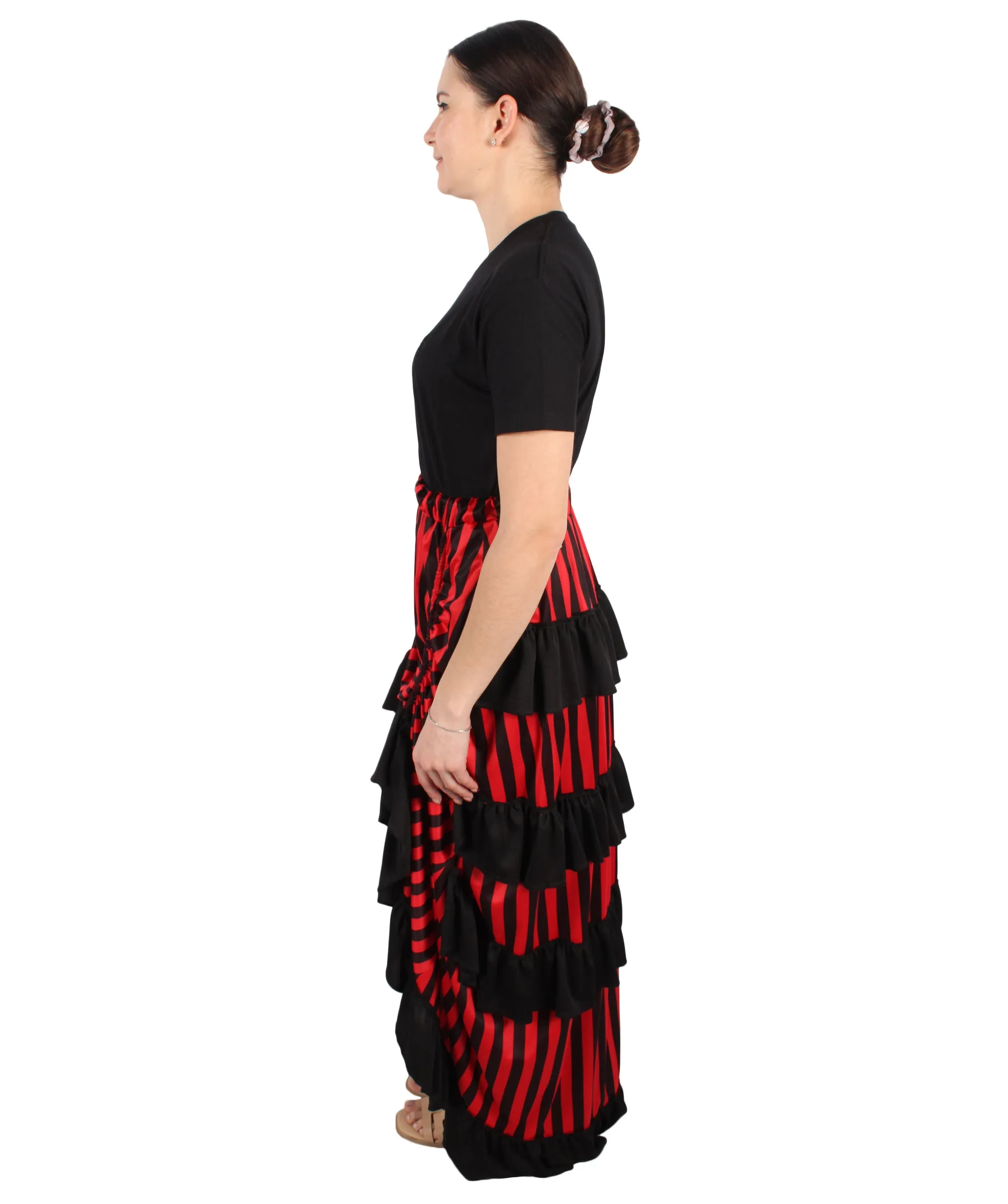 HPO Adult Women Gothic Dress Cosplay Costume| Best for Halloween | Flame-retardant 100% Synthetic Fiber