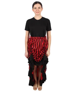 HPO Adult Women Gothic Dress Cosplay Costume| Best for Halloween | Flame-retardant 100% Synthetic Fiber