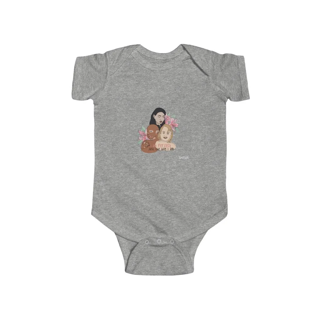 IAC KIDS Clothing Infant Fine Jersey Bodysuit / I am Perfect (Down Syndrome)