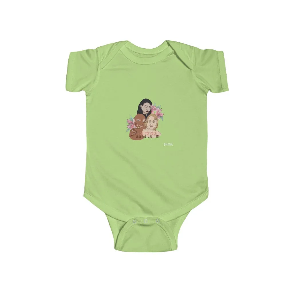 IAC KIDS Clothing Infant Fine Jersey Bodysuit / I am Perfect (Down Syndrome)