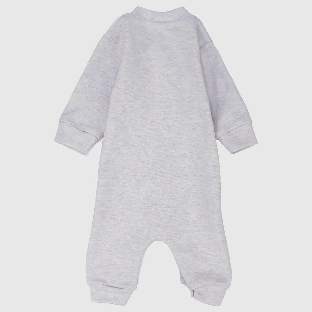 Light Purple Long-Sleeved Baby Footless Onesie