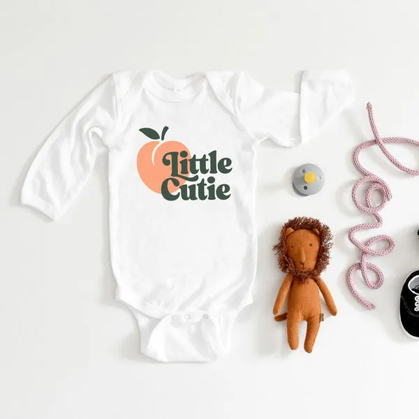 Little Cutie Baby Long Sleeve Onesie