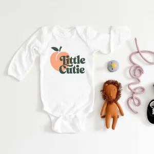 Little Cutie Baby Long Sleeve Onesie
