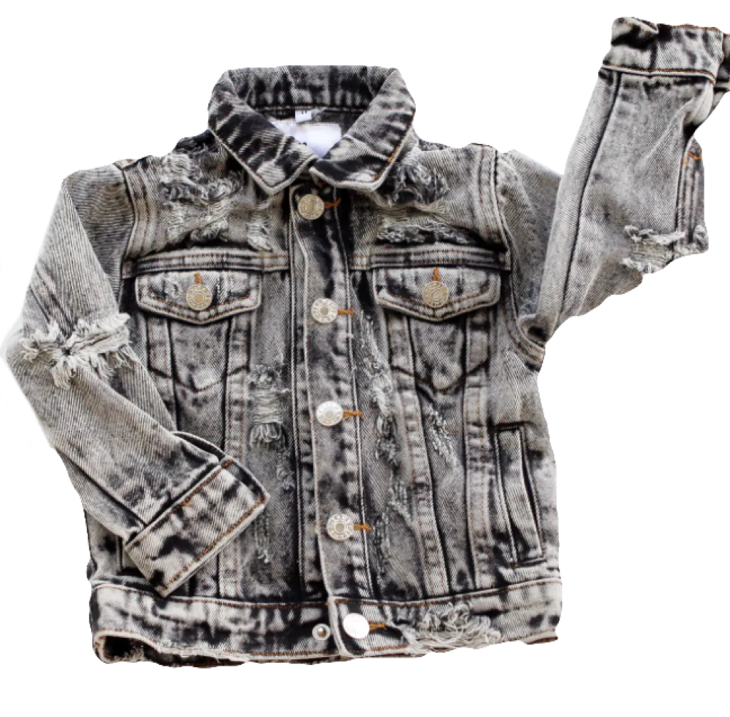 Little   Loved - Black Denim Jacket
