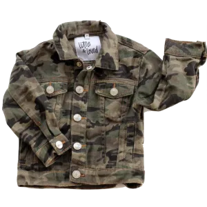 Little   Loved - Camo Denim Jacket