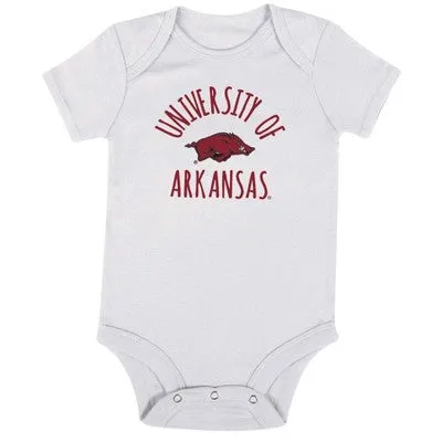 New - Kansas Jayhawks Infant Kids Pullover Bodysuit Set Of 3 Licensed Collegiate