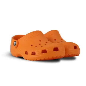 ORANGE ZING CLASSIC KIDS CROCS FOR UNISEX