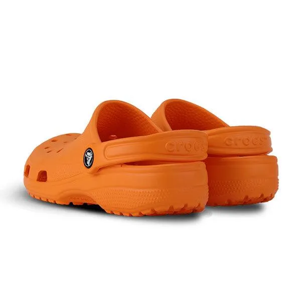 ORANGE ZING CLASSIC KIDS CROCS FOR UNISEX