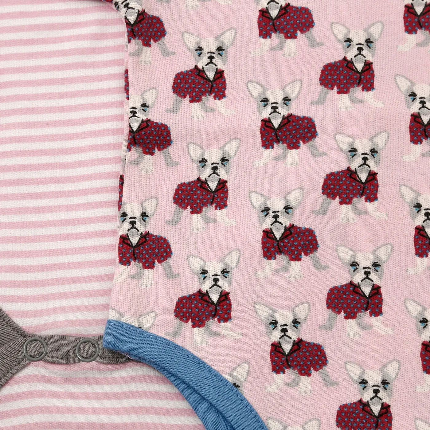Organic Cotton Onesie (Pair) / Frances Frenchie